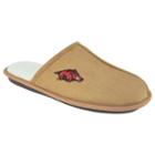 Men's Arkansas Razorbacks Scuff Slipper Shoes, Size: Large, Brown