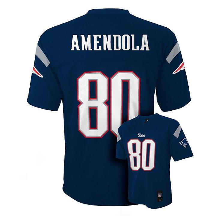 Boys 8-20 New England Patriots Danny Amendola Nfl Replica Jersey, Boy's, Size: S(8), Blue (navy)