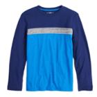 Boys 8-20 & Husky Urban Pipeline&reg; Chest-stripe Tee, Size: Medium, Dark Blue