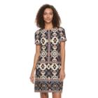 Women's Suite 7 Tile Shift Dress, Size: 4, Ovrfl Oth