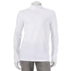 Men's Croft & Barrow&reg; Classic-fit Turtleneck, Size: Medium, White