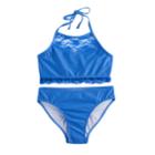 Girls 7-16 So&reg; 2-pc Blue Bikini Swimsuit Set, Size: 10, Purple