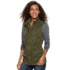 Women's Sonoma Goods For Life&trade; Utility Vest, Size: Small, Green