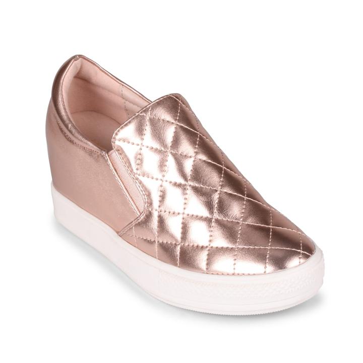 Wanted Bushkill Women's Quilted Sneakers, Size: 6, Pink