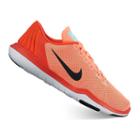 Nike Flex Supreme Tr 5 Grade School Girls' Cross-training Shoes, Girl's, Size: 4, Red