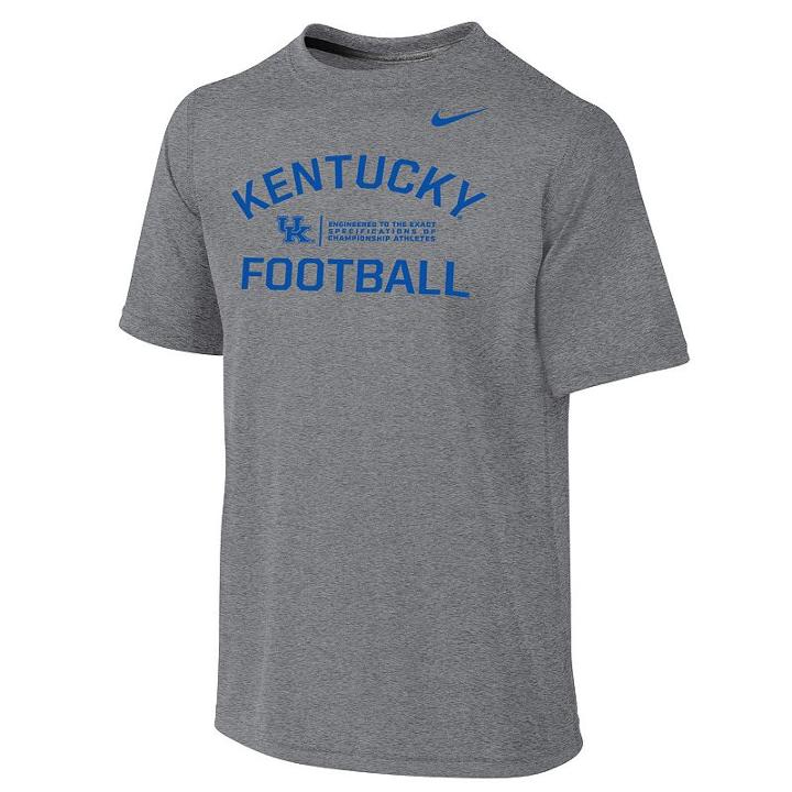 Boys 8-20 Nike Kentucky Wildcats Legend Lift Dri-fit Tee, Boy's, Size: M(10-12), Grey Other