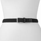 Women's Nike Woven G-flex Stretch Golf Belt, Size: Medium, Black