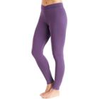 Women's Cuddl Duds Softwear Leggings, Size: Xlrg Av/rg, Med Purple
