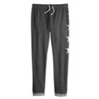 Girls 7-16 & Plus Size So&reg; Fleece Minky Leggings, Size: 12 1/2, Grey (charcoal)