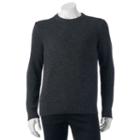 Men's Croft & Barrow&reg; Classic-fit 5gg Crewneck Sweater, Size: Small, Dark Grey