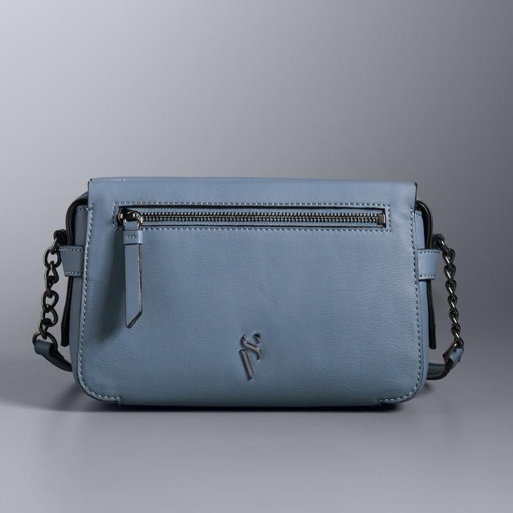 Simply Vera Vera Wang Sintra Crossbody Bag, Women's, Med Blue