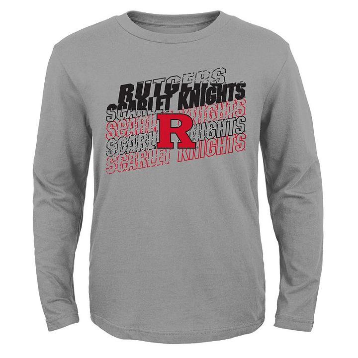 Boys 8-20 Rutgers Scarlet Knights Tee, Boy's, Size: Xl(18/20), Grey Other