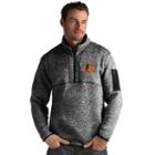 Men's Antigua Baltimore Orioles Fortune Pullover, Size: 3xl, Black