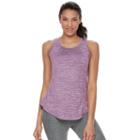 Women's Tek Gear&reg; Dry Tek Performance Tank Top, Size: Xs, Med Purple