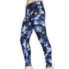 Women's Snow Angel Flatter Fit Printed Leggings, Size: Xl, Blue Other
