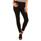 Juniors' Wallflower Luscious Curvy Skinny Jeans, Teens, Size: 11, Black