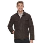 Men's Tower By London Fog Military Field Coat, Size: Xl, Dark Brown