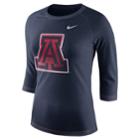 Women's Nike Arizona Wildcats Champ Drive Tee, Size: Xxl, Blue (navy)