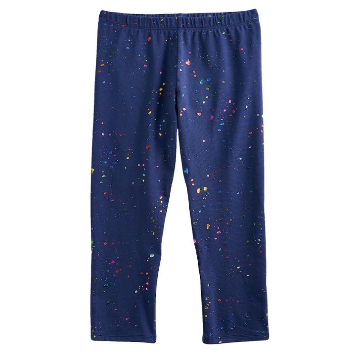Girls 7-16 So&reg; Core Capri Leggings, Size: 10, Dark Blue