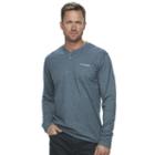 Men's Columbia Wildberry Classic-fit Omni-wick Henley, Size: Xl, Brt Blue