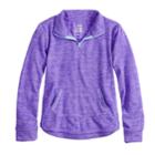Girls 7-16 & Plus Size So&reg; Quarter-zip Microfleece Pullover, Size: 7-8, Med Purple