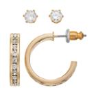City By City Stud & Hoop Earring Set, Women's, Ovrfl Oth