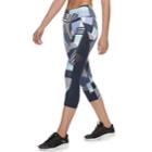 Women's Fila Sport&reg; Ruched Back Midrise Capri Leggings, Size: Small, Light Blue