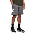 Men's Under Armour Sportstyle Cotton Graphic Shorts, Size: Xxl, Grey
