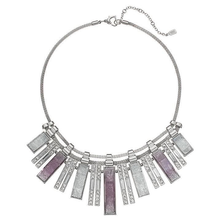 Jennifer Lopez Graduated Geometric Bar Statement Necklace, Women's, Multicolor