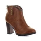 Seven7 Seville Women's High Heel Ankle Boots, Size: 9, Brown