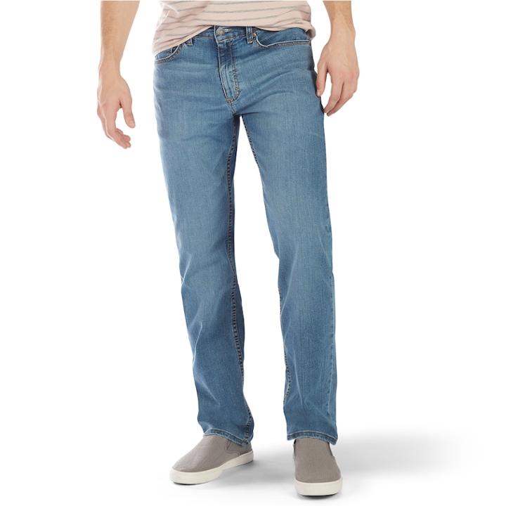 Men's Lee Premium Flex Classic-fit Jeans, Size: 36x34, Med Blue