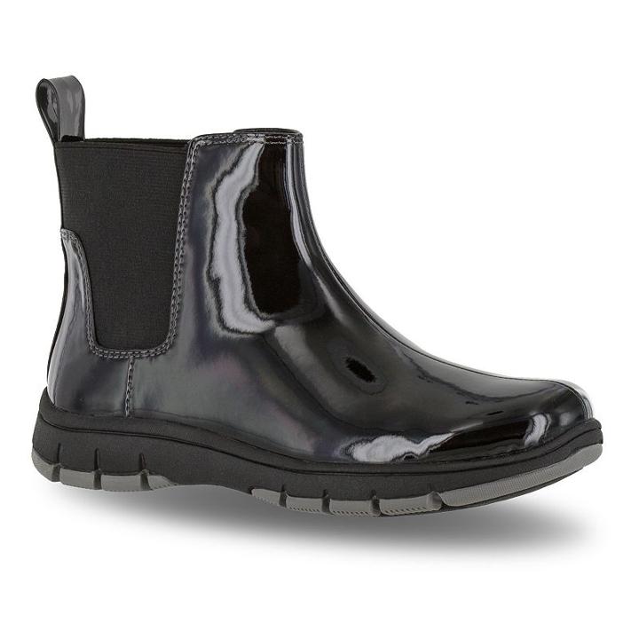Easy Street Lena Women's Chelsea Boots, Size: Medium (6.5), Grey (charcoal)