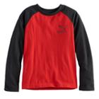 Boys 4-7 Puma Raglan Faded Tee, Size: 6, Light Red