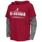 Boys 8-20 Campus Heritage Alabama Crimson Tide Patrol Mock-layer Tee, Size: Xl(20), Dark Red