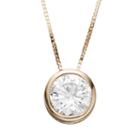 Forever Brilliant 1 Carat T.w. Lab-created Moissanite Pendant Necklace, Women's, Size: 18, White