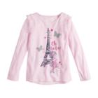 Disney's Fancy Nancy Girls 4-10 Eiffel Tower Oh La La Graphic Tee By Jumping Beans&reg;, Size: 10, Light Pink