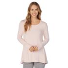 Women's Cuddl Duds Soft Knit Tunic Top, Size: Medium, Orange