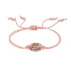Lc Lauren Conrad Disc Pink Cord Friendship Bracelet, Women's