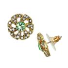 Downton Abbey Flower Stud Earrings, Women's, Multicolor
