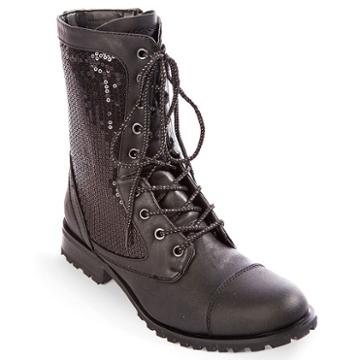Gia-mia Kombat Women's Dance Combat Boots, Girl's, Size: 8, Dark Brown