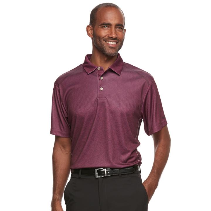 Men's Grand Slam Regular-fit Motionflow 360 Performance Golf Polo, Size: Xxl, Red Other