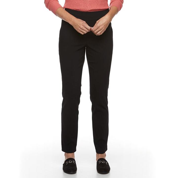 Women's Napa Valley Millennium Pull-on Pants, Size: 16, Black