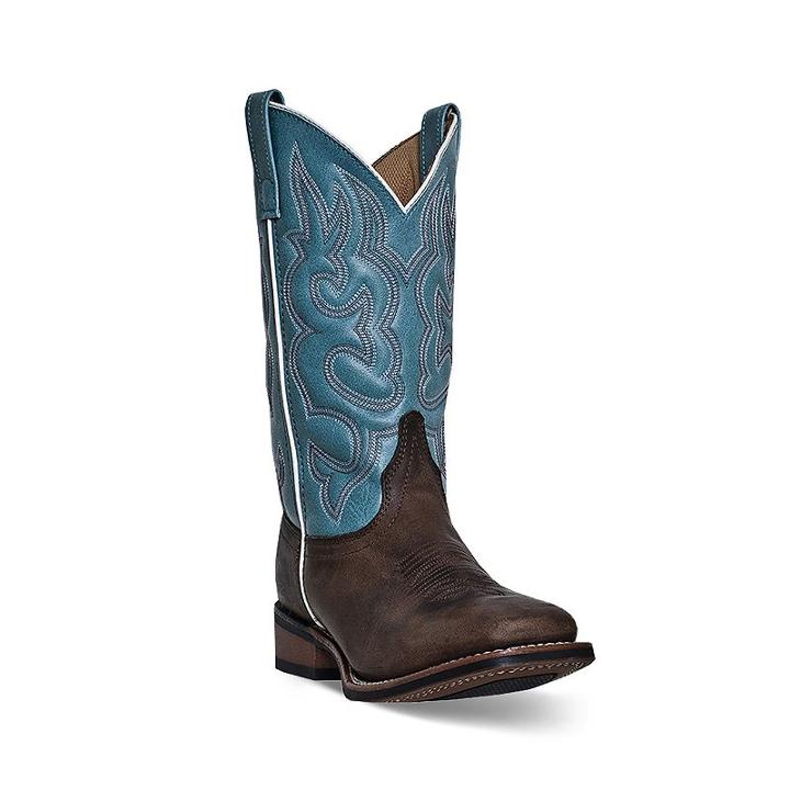 Laredo Mesquite Women's Cowboy Boots, Size: 9 Wide, Med Brown