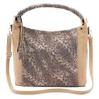 Mellow World Nova Snakeskin Hobo, Women's, Beig/green (beig/khaki)