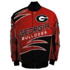 Men's Franchise Club Georgia Bulldogs Shred Twill Jacket, Size: 4xl, Red