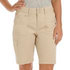 Women's Lee Avery Cargo Bermuda Shorts, Size: 4 - Regular, Lt Beige