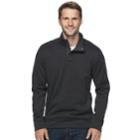 Men's Sonoma Goods For Life&trade; Classic-fit Fleece Pullover, Size: Medium, Black
