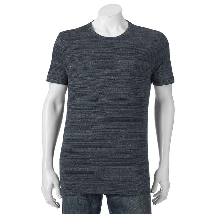 Men's Apt. 9&reg; Modern-fit Striped Tee, Size: Large, Blue