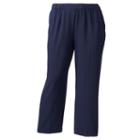 Plus Size Croft & Barrow&reg; Solid Pull-on Dress Pants, Women's, Size: 25 - Regular, Blue (navy)