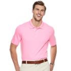 Big & Tall Croft & Barrow&reg; Classic-fit Easy-care Interlock Polo, Men's, Size: M Tall, Med Pink
